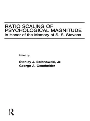 cover image of Ratio Scaling of Psychological Magnitude